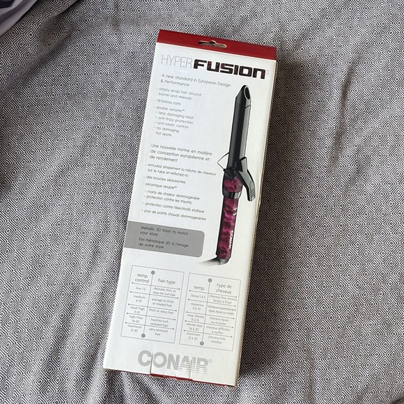 Conair Hyper Fusion 1 ¼ in. Curling Iron with Clamp - Picture 3 of 3